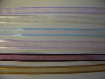 lint organza met randje 25mm per 20 meter